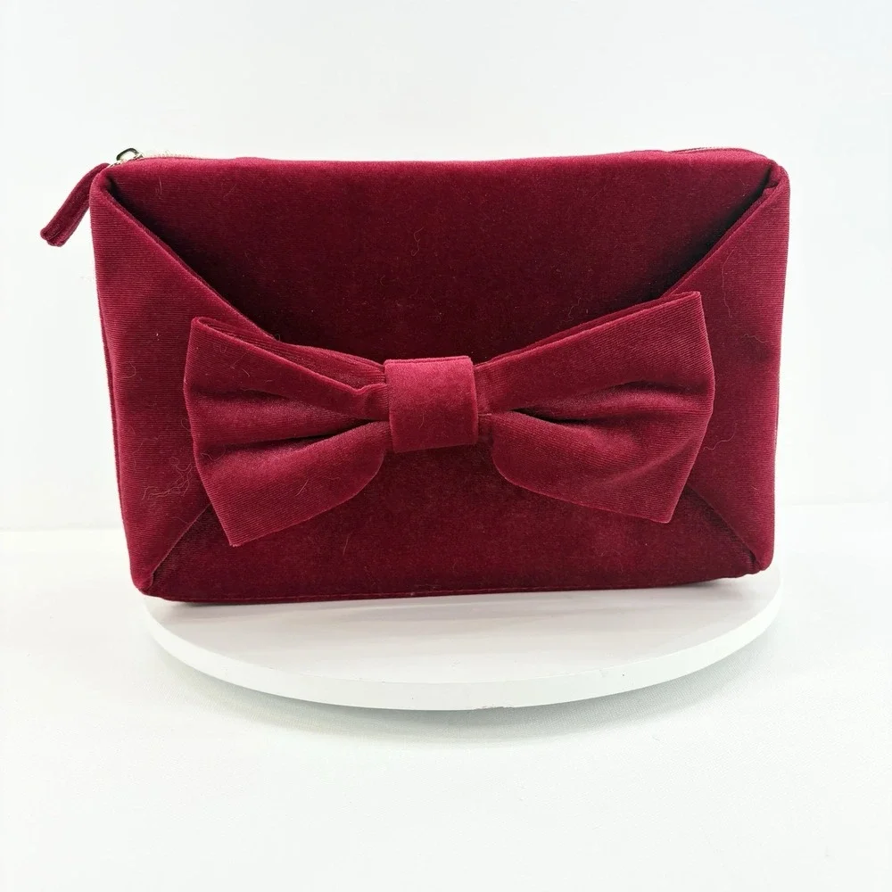 2024 Estee Lauder Red Velvet Limited Ed Holiday Beauty‎ Box CASE ONLY Bow Handle